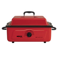 Nesco 5 Qt. 600 Wt. Roaster Porcelain Cookwell, Red