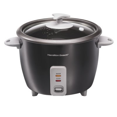 Hamilton Beach 4 Piece 16 Cup Rice Cooker and Steamer