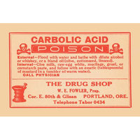 Buyenlarge 'Carbolic Acid - Posion' Vintage Advertisement Size: 66