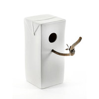 Bidkhome Serax Porcelain Bird Cage with Handle