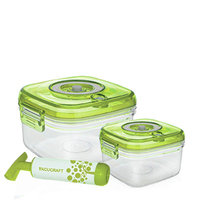 Vacucraft 3 Piece Food Storage Container Set