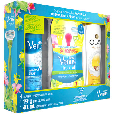 Gillette® Venus Tropical Disposable Razor Set 6 pc Box