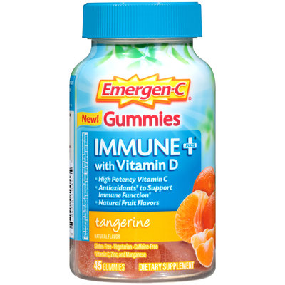 Emergen-C Gummies Immune+ with Vitamin D Tangerine