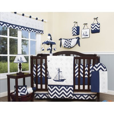 Geenny Explorer Nautical 13 Piece Crib Bedding Set