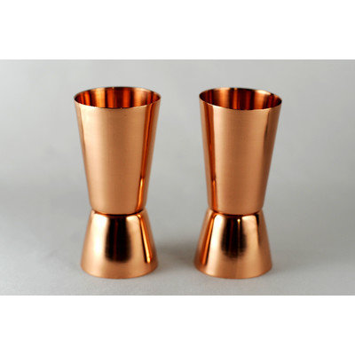 Alchemade set of 2 copper shot glasses