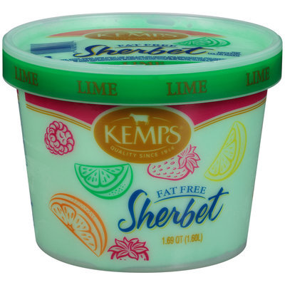 Kemps® Lime Fat Free Sherbet 1.69 qt. Plastic Tub
