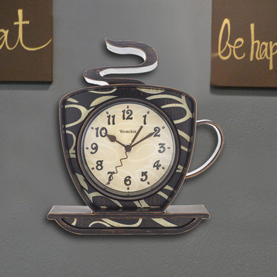 Zipcode Design Coffee Mug Wall Clock