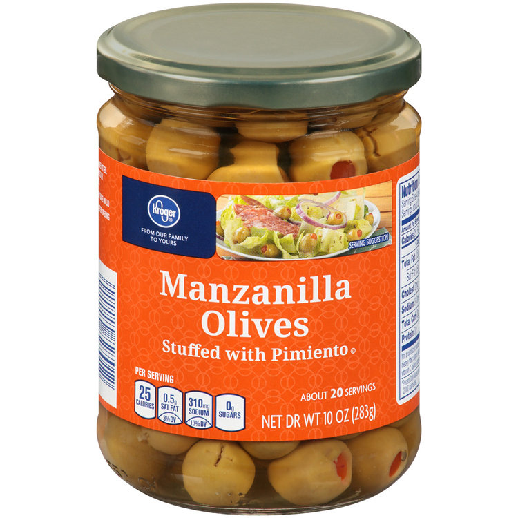 Kroger® Manzanilla Olives Stuffed with Pimiento Reviews 2019