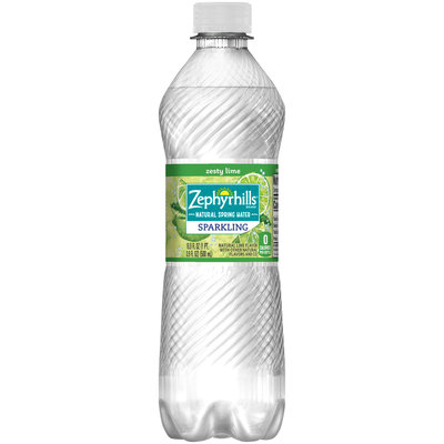 ZEPHYRHILLS Sparkling Natural Spring Water Lime 0.5L Bottle