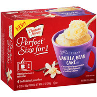 Duncan Hines® Perfect Size for One® Decadent Vanilla Bean Cake Mix 4-2.12 oz Box
