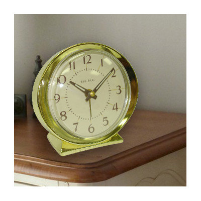 Wade Logan Quartz Alarm Clock Color: Gold