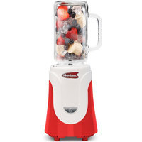 Elite By Maxi-matic Americana Glass Personal Drink Blender Color: Red
