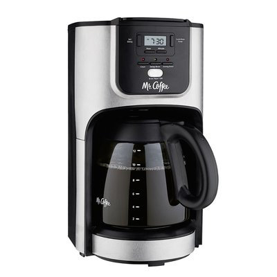 Mr. Coffee Inc. Mr. Coffee 12 Cup Programmable Coffeemaker, Stainless Steel