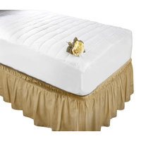 Alwyn Home Antibacterial Polyester Mattress Pad Size: Twin