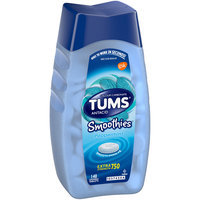 Tums® Smoothies™ Antacid Extra Strength 750 Peppermint Chewable Tablets 140 ct Plastic Bottle