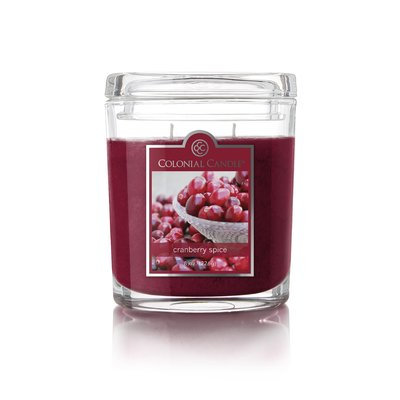 Colonial Candle Cranberry Spice 22 Oz. Oval. W
