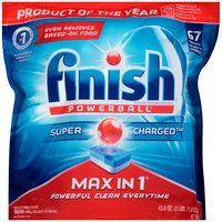 Finish® Powerball® Super Charged™ Max in 1® Automatic Dishwasher Detergent Tablets 67 ct Bag