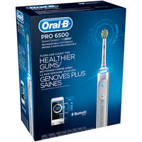 PRO Oral-B Pro 6500 SmartSeries Power Rechargeable Electric Toothbrush with Bluetooth Connectivity Powered by Braun