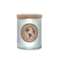 Ecocandleco Lemongrass Sage Soy Jar Candle Size: 5.5