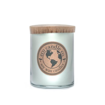 Ecocandleco Lemongrass Sage Soy Jar Candle Size: 5.5