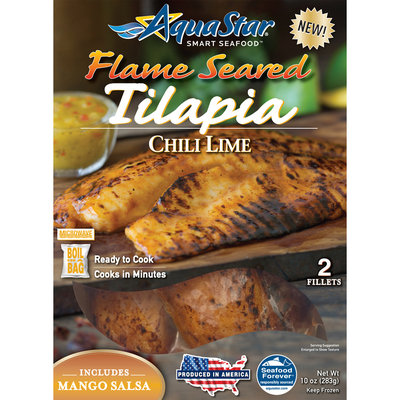 Aqua Star® Flame Seared Chili Lime Tilapia 10 oz. Box