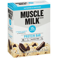 Muscle Milk® Cookies 'N Cream Flavored Protein Bars 5-1.76 oz. Bars