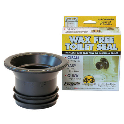 Fernco 4in x 3in Toilet Seal Wax Free (FTS-4CF)