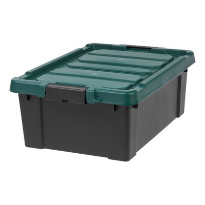 Iris Remington Plastic Storage Tote Capacity: 10 Gallon