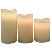 Darby Home Co 3 Piece Unscented Flameless Candle Set