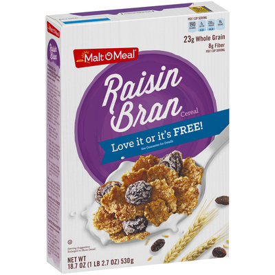 Malt-O-Meal® Raisin Bran Cereal 18.7 oz. Box