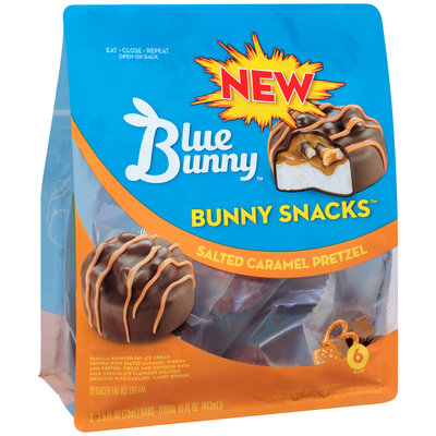 Blue Bunny Bunny Snacks Salted Caramel Pretzel