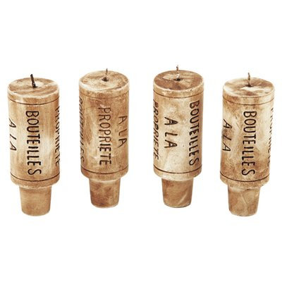 True Brands Wine Cork Candle