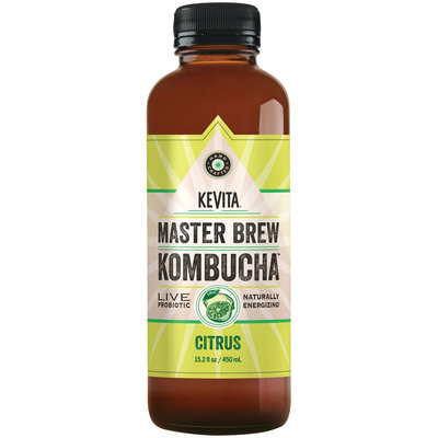Kevita® Master Brew Kombucha™ Citrus Live Probiotic Drink 15.2 fl. oz. Bottle