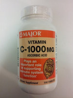 MAJOR C 1000MG TABS ASCORBIC ACID-1000 MG White 100 TABLETS UPC