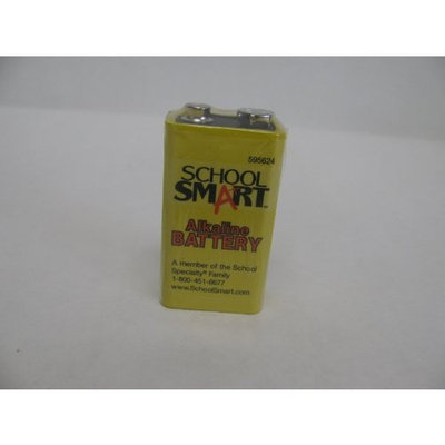 School Smart Alkaline Batteries, 9V