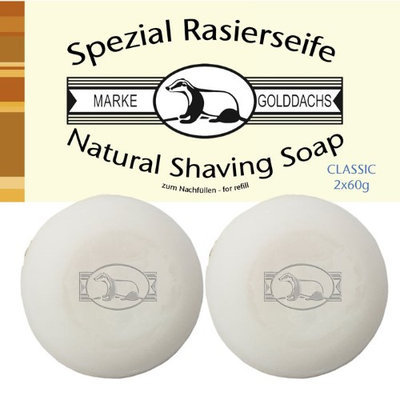 Pfeilring Of America 60 gram GOLDDACHS Shaving Soap - Set of 2