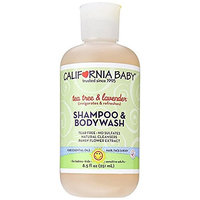 California Baby Shampoo & Body Wash - Tea Tree & Lavender, 8.5 Ounce 2 Pack