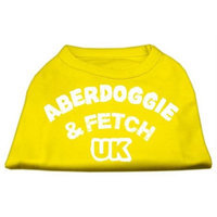 Ahi Aberdoggie UK Screenprint Shirts Yellow Lg (14)