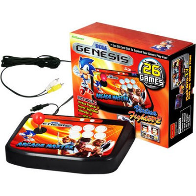 Atgames Arcade Master - Tabletop Console with Built-In SEGA Games Black