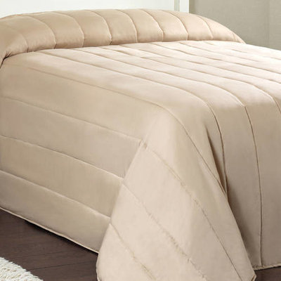 Mainstays Solid Channel Quilted Bedspread Collection