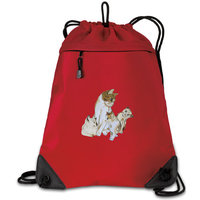 Cat Cinch Pack Cute Cats Drawstring Backpack - Unique Mesh & Microfiber
