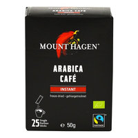 Mount Hagen Organic fair trade instant coffee stick 50g (2gX25P)