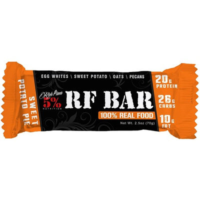 Rich Piana 5% Nutrition, RF Bar Sweet Potato Pie Flavor (10 Count), 20g Protein 70g Serving Size