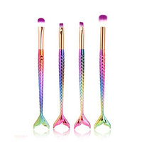 CMrtew 4PCS/Set Make Up Foundation Brush Professional Face Eye Shadow Eyeliner Blush Cosmetics Concealer Brushes
