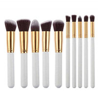 Gillberry 10pcs Makeup Brushes Set Powder Foundation Eyeshadow Tool