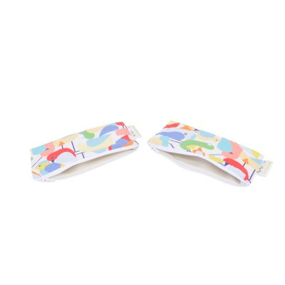Itzy Ritzy Snack Happens Mini Bag, 2-Pack Robin in the Hood - Itzy Ritzy Diaper Bags & Accessories