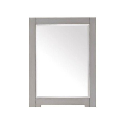 Avanity Kelly 32 in. L x 24 in. W Framed Wall Mirror in Grayish Blue