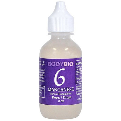 BodyBio - Manganese #6 Liquid Mineral, 2oz