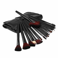 Women Cosmetic Set 24Pcs Make Up Brush Foundation Powder Eyeshadow Brushes With Soft Puff Professional Makeup Tools