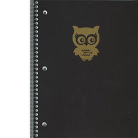Norcom Fashion Black Poly Notebook